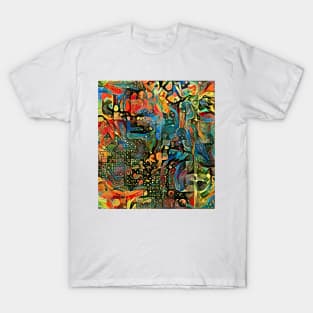 Cubist Dot Pattern T-Shirt